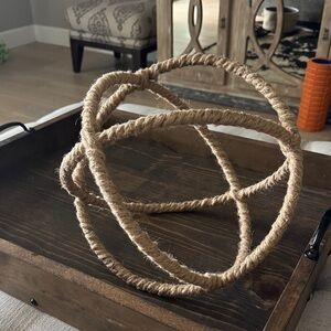 Natural Rope Orb Decorative Accent